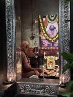 Aarti at Shri Paduka Sannidhi on Samaradhana Divasa of HH Guruswami (3 Sep 2023)